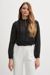 Tommy Hilfiger felső fekete, mintás, WW0WW47494 - fekete 38