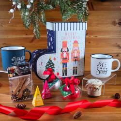  Forró Pillanatok Páros Szett - karácsonyi csizma formájú kék díszdobozban