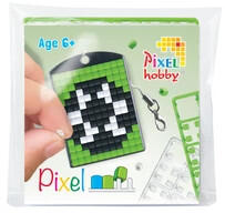 Pixelhobby 23127 Kulcstartó szett (kulcstartó alaplap + 3 szín) focilabda (23127)