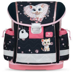 Belmil Iskolatáska, fémcsat, BELMIL "Classy Cute Kitten", cica (COBL40313AG48L)