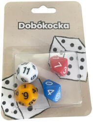 Hope Winning sokoldalú dobókocka csomag - 2 db 10 oldalas és 2 db 12 oldalas (DK63116)