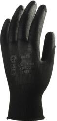  Védőkesztyű precíziós mártott tenyérrel fekete 8-as méretű