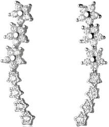  SR-38820 Fülbevaló - Ezüst / Kristály