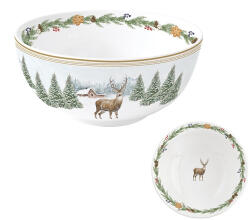 Easy Life Nuova R2S Porcelán tál 15cm, White Forest (1191WHIF)