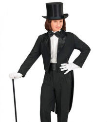 Widmann Fekete frakk jelmez - 140 méret (MOL-96857)
