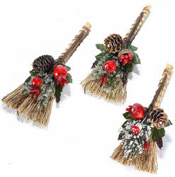 AFI Karácsonyi seprűs dekor - 13 cm (IMO-AFI-090289)