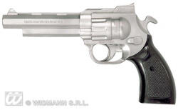 Widmann Ezüst-fekete revolver - jelmez kiegészítő (MOL-2775P)