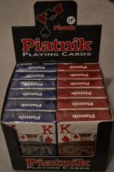 Piatnik OPTI bridzs kártya, 4 Jumbo index, 1 karton (12 csomag)