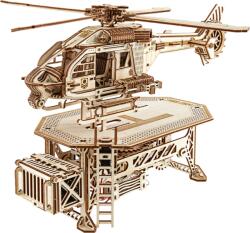 Wood Trick Puzzle 3D Thunder Chopper, WT, lemn, 485 piese