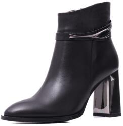 Epica Botine dama din piele naturala, Epica, JIJI70040B 01-N, negru