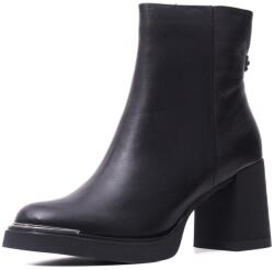 Epica Botine dama din piele naturala, Epica, JYJY70014B 01-N, negru