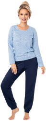 Donna Pijama dama DONNA STAR LONG DARK BLUE: L (32353 L)