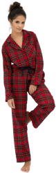 Sensis Pijama de damă cu nasturi SENSIS DAYANA roșu: XL (32370 XL)