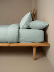 Sunshine Set Cearșafuri Dublu cu Elastic 150x205+30cm. Cotton Feelings 151 151-54-105-f 105 Aqua 4buc (151-54-105-f)