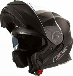 Nova Racing 510-DV Negru Mat Casca Moto Flip-Up ECE 22.06 1590gr cu Sunvisor NV510DVBM (NV510DVBM)
