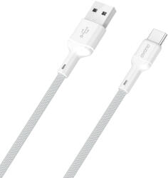 Dudao L9T 5A USB-A - USB-C kábel 1m - Fehér