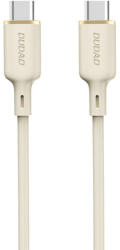 Dudao L7SCC USB-C - USB-C kábel 100W 1m - bézs