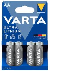 VARTA Elem AA ceruza LR6 4 db/csomag, Varta Ultra Lithium (6106301404) - tonerpiac