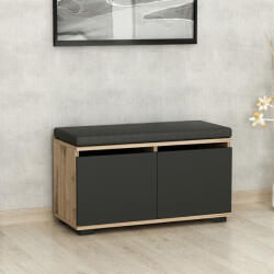 ASIR GROUP DRAGO cipőtároló 42x80 cm fekete/dió (506MNR3330)