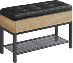 LEOBERT Cipőszekrény ülőkével Sonoma (LSB046B11)