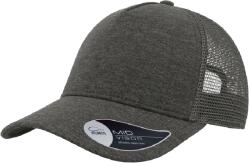 ATLANTIS Rapper Jersey Mid Visor Trucker Cap szürke