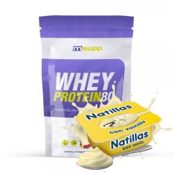 Mmsupplements Tejsavófehérje 80 - 1 kg Vanília puding MM Supplements