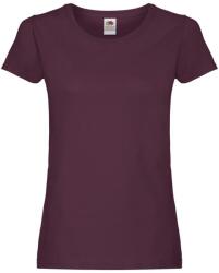 Fruit of the Loom Női póló XS barna|bordó|vörös