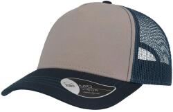 ATLANTIS Rapper vászon 5 paneles Trucker sapka kék|szürke