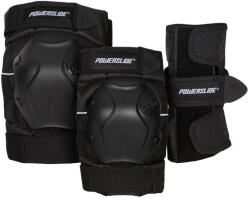 Powerslide Standard térdvédő készlet Powerslide (x3) M fekete