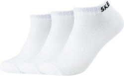 Skechers Uniszex zokni, Skechers 3PPK Mesh Ventilation Socks, fehér 39 fehér