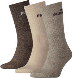 PUMA Crew zokni 3-csomag 35-38 Kényelem és minőség 35 barna