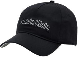 Calvin Klein Hímzett logós pamut baseball sapka fekete