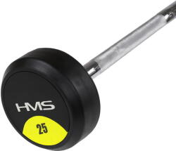 HMS Súlyzó/állandó gumírozott rúd HMS GSG 25 KG fekete|szürke