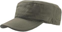 ATLANTIS Tank csiszolt pamut katonai sapka zöld