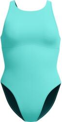 Speedo Női egyszínű, magas nyakú egyrészes fürdőruha M kék