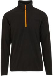 Regatta Férfi Navigate Half Zip Fleece S fekete|narancssárga