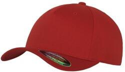 FLEXFIT Unisex 5 paneles sapka S/M vörös