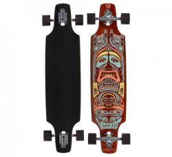 PLAYLIFE Longboard Drop Through - Mojave barna|vörös