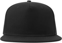 ATLANTIS Unisex felnőtt 5 paneles Snapback baseball sapka fekete