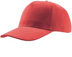 ATLANTIS Liberty Five Heavy Brush pamut 5 paneles sapka vörös