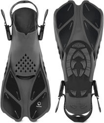 Tsunami búvárszalag úszó uszonyok szürke L/XL fekete|szürke