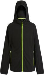 Regatta Férfi Navigate teljes cipzáras gyapjú kabát S fekete|sárga|zöld