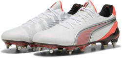 PUMA Futball Cipő Cserélhető Fém Stopli Gripcontrol 3d King Ultimate Mxsg PUMA 43 fehér|szürke|vörös