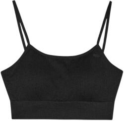 4F Női egyszínű sportmelltartó XS/S fekete