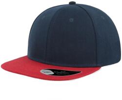 ATLANTIS Snap Back Flat Visor 6 paneles sapka kék|vörös