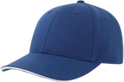 ATLANTIS Unisex felnőtt Liberty szendvics 6 paneles fenntartható sapka fehér|kék