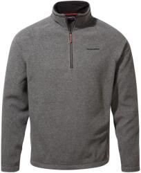 Craghoppers Férfi Corey VI Half Zip Fleece felső fekete|szürke