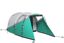 Outsunny Vízálló Kemping Sátor 2-4 Személynek Hordtáskával, Zöld 4 személy színes