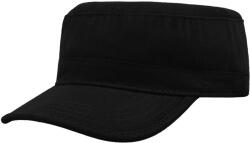 ATLANTIS Tank csiszolt pamut katonai sapka fekete