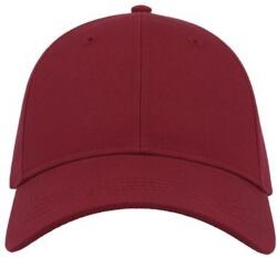 ATLANTIS Unisex felnőtt hajlított Twill baseball sapka barna|bordó|vörös